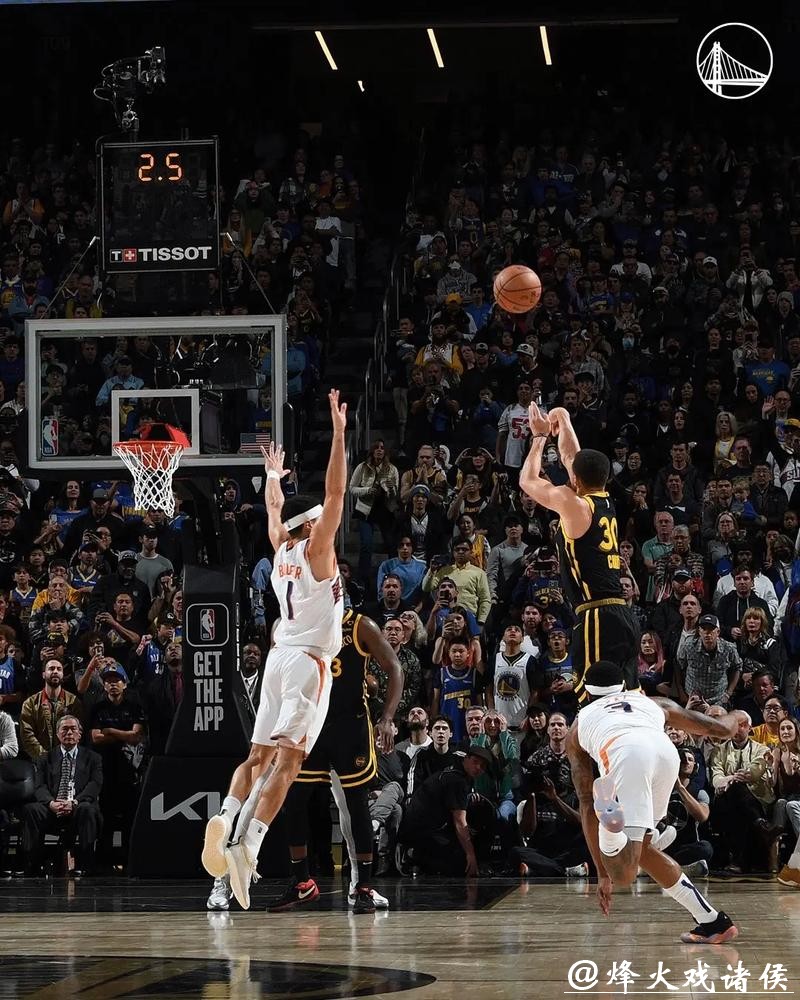 库里全场三分15中8空砍38分,其余勇士球员三分仅30中7 库里全场三分15中8空砍38分,其余勇士球员三分仅30中7